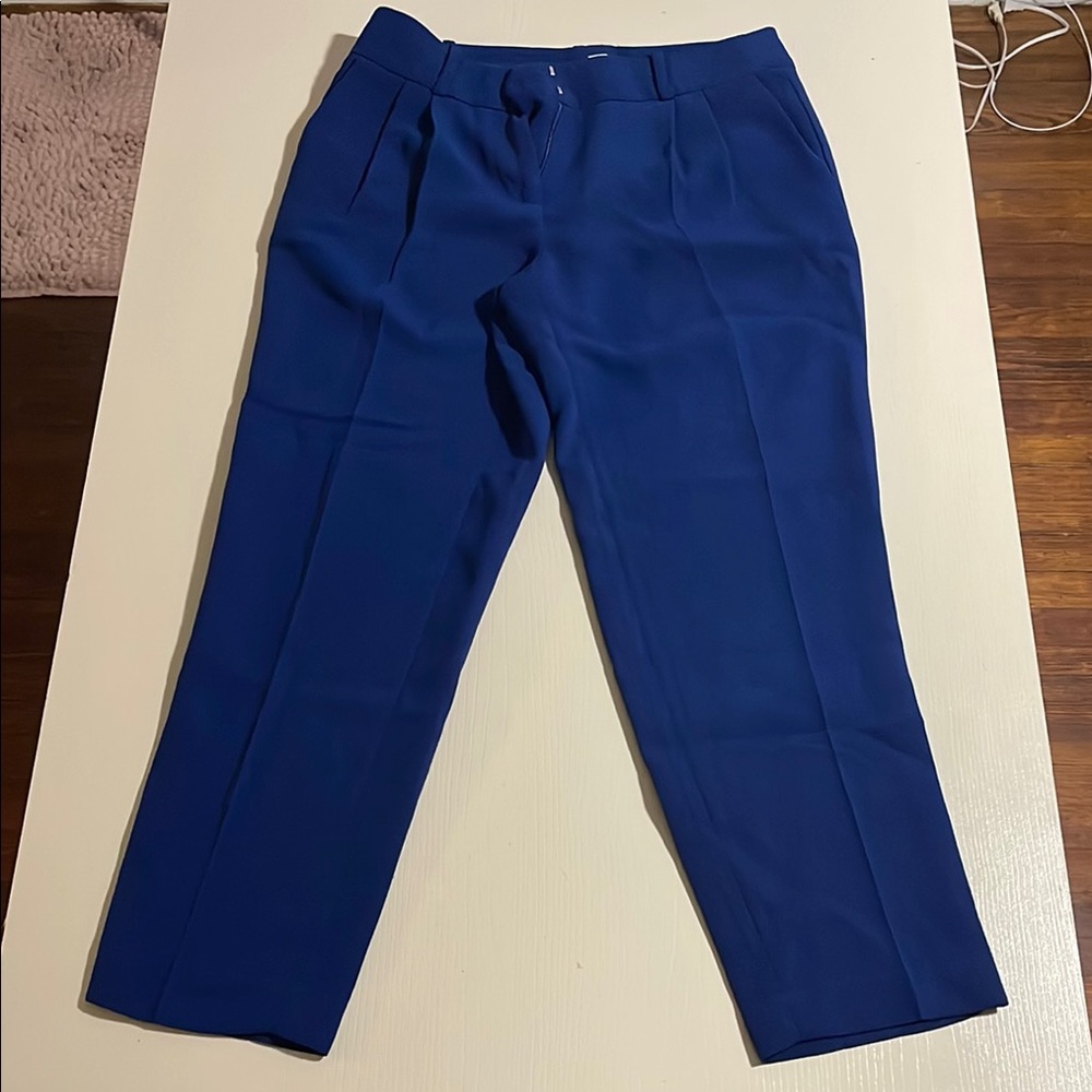 J. Crew Navy Ankle Trousers- Size 2 professionally altered
